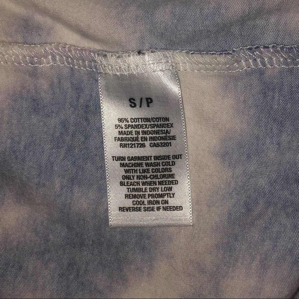 Aeropostale Tie Dye Halter Tank Top - Picture 4 of 5